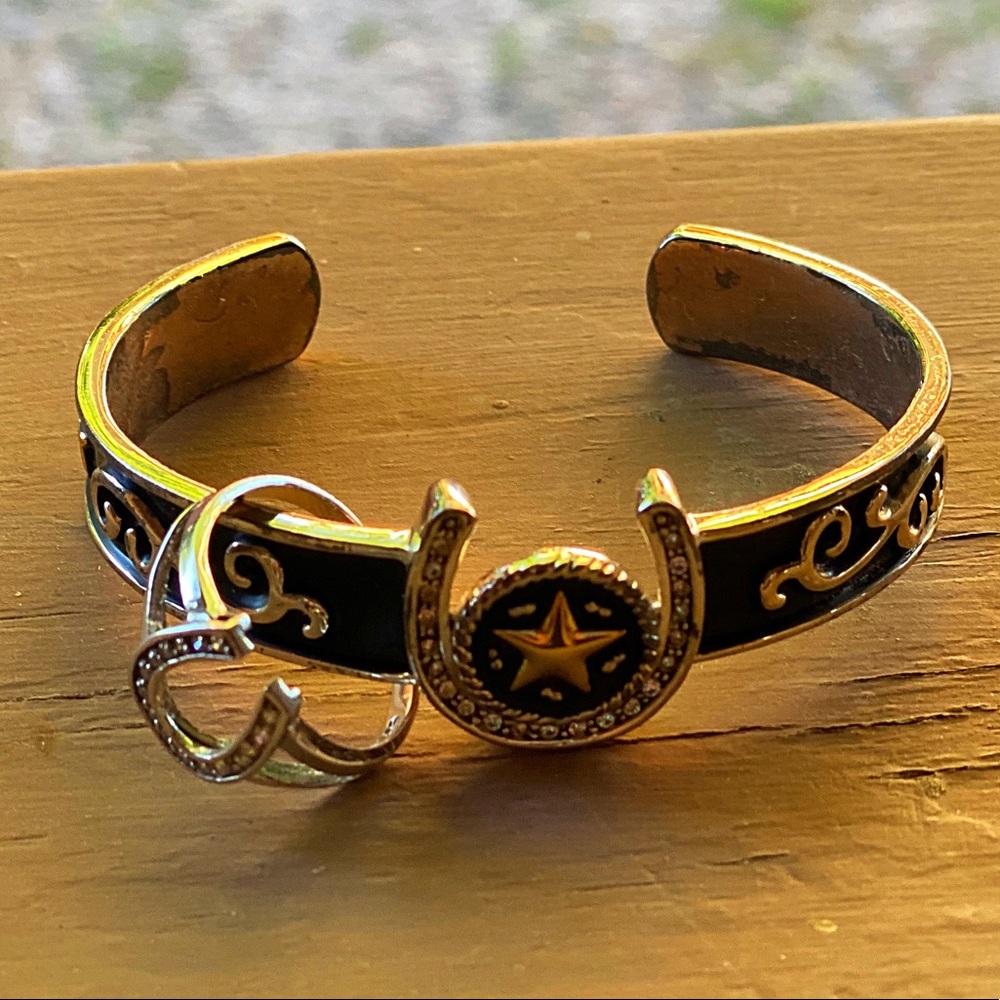 Montana Silver cuff and ring